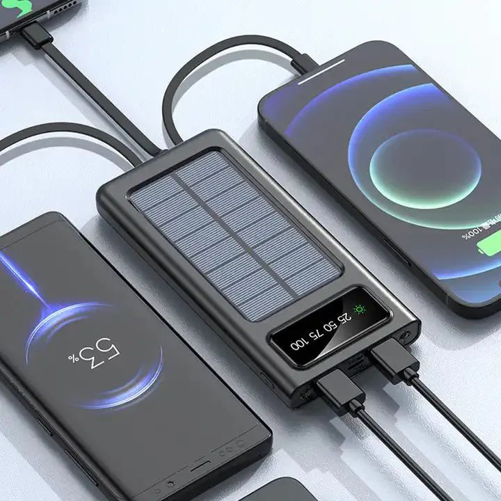 ๐ Solar Power Bank โ Portable & Eco-Friendly Charging On the Go