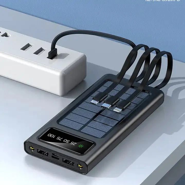๐ Solar Power Bank โ Portable & Eco-Friendly Charging On the Go