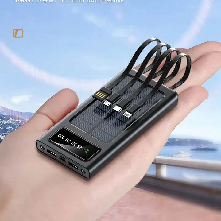 ๐ Solar Power Bank โ Portable & Eco-Friendly Charging On the Go