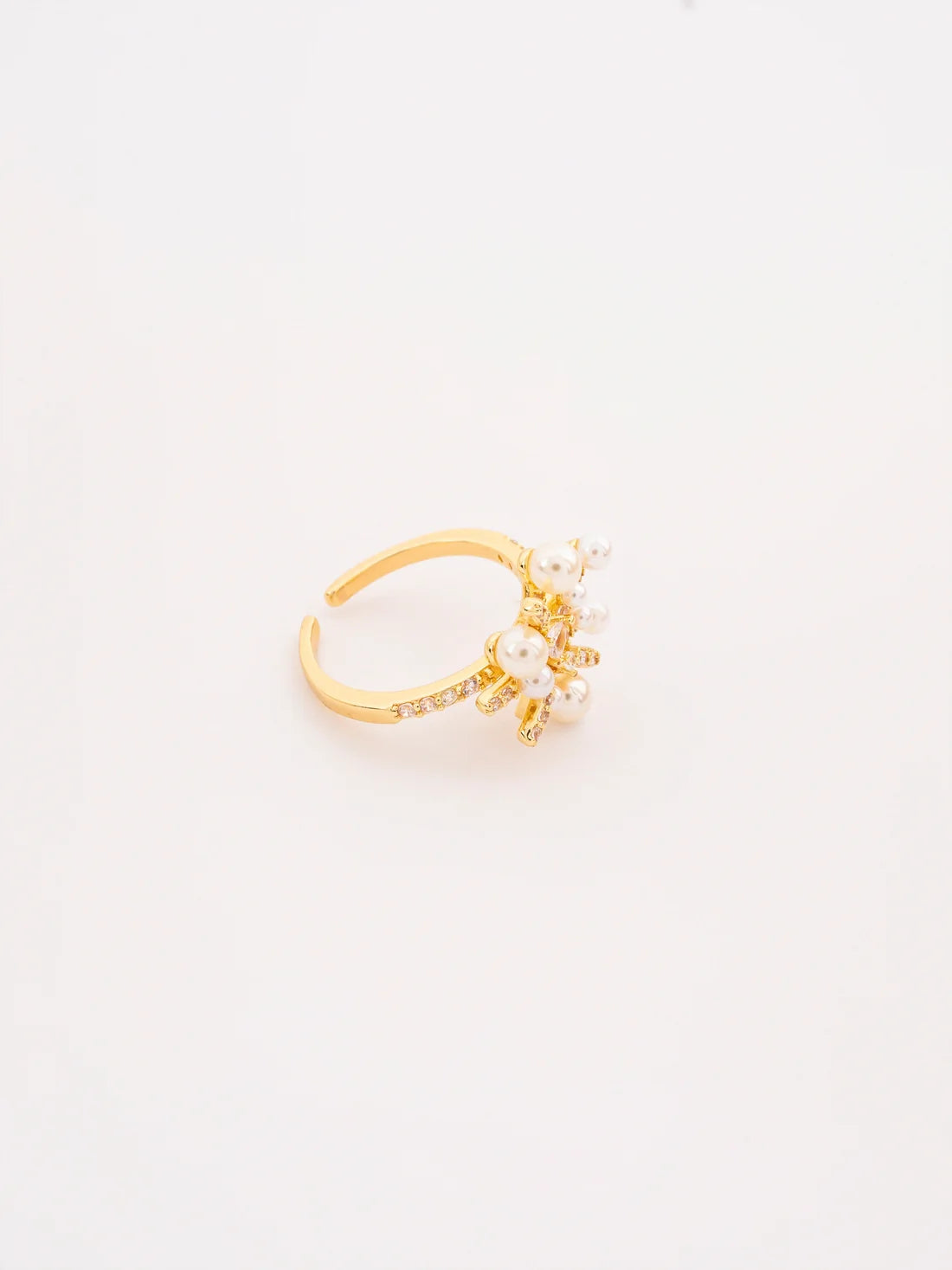 Pearl Crystal Ring